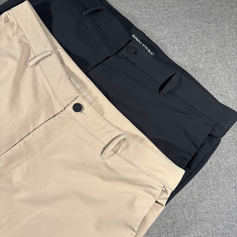Banana Republic Men’s Chinos in Black and Khaki